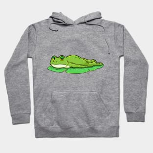 Frog on Leaf Hoodie